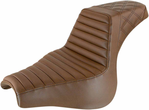 Saddlemen - Saddlemen Step-Up Front TR/Rear LS Seat - Brown - 818-28-176BR