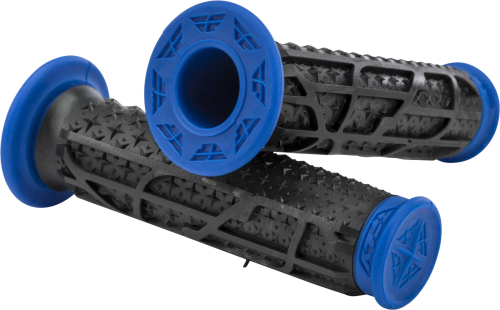 Fly Racing - Fly Racing Pilot II ATV/PWC Grips - Black/Blue - 18180012A