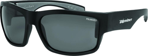 Bomber - Bomber Tiger Bomb Polarized Floating Sunglasses - TR111 - Matte Black / Smoke Lens - OSFM