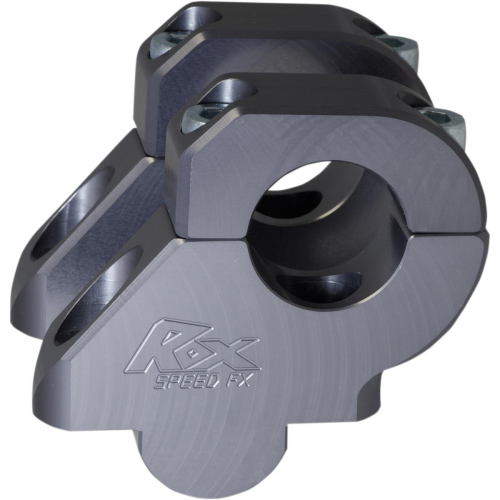 Rox Speed FX - Rox Speed FX 1-1/2in. Barback Risers for 1-1/8in. Handlebars - Gunmetal Gray - 3R-B17R-15G