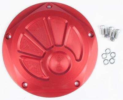 Rooke Customs - Rooke Customs Derby Cover - Red - R-C1601-T7
