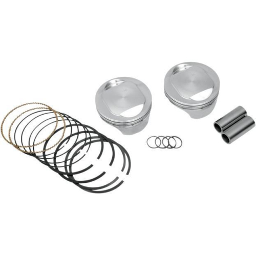 KB Performance - KB Performance Cast Piston Kit (95ci., Flat Top) - .030in. Oversize to 3.095in., 9.3:1 Compression - KB348.030