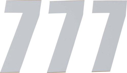 DCOR - DCOR Individual Numbers 6in. - No.7 - White - 45-16-7