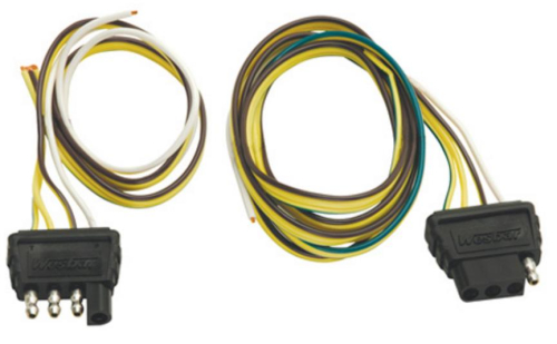 Cequent - Cequent 4-Way Flat Trailer End Wire Harness with Car Ends - Wishbone Style - 707270