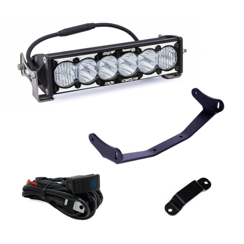 Baja Designs - Baja Designs ONX6 Plus Laser Hybrid Shock Mount Light Bar Kit - 10in. - 448099