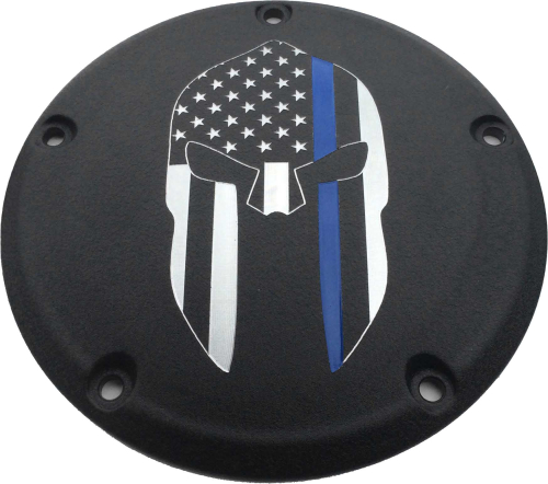 Custom Engraving LTD - Custom Engraving LTD Patriotic Derby Cover for Sparta Blue Line - Black - TC - LE02-12BG