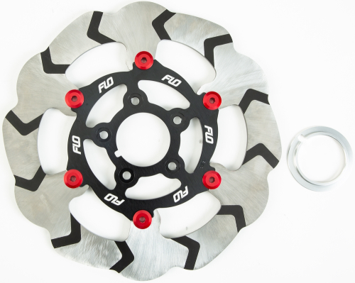 Flo Motorsports - Flo Motorsports Front Floating Rotor - Red - HD-800R