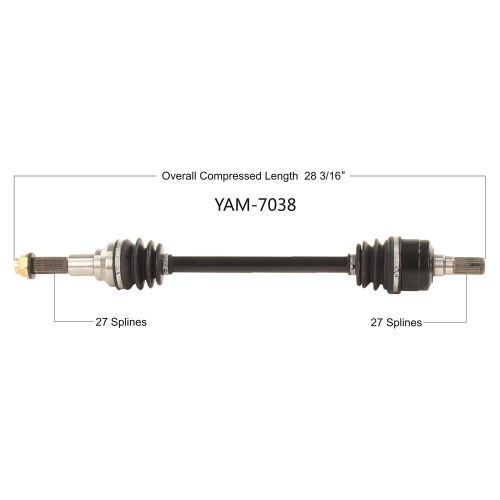Open Trail - Open Trail OE 2.0 Rear Axle - YAM-7038