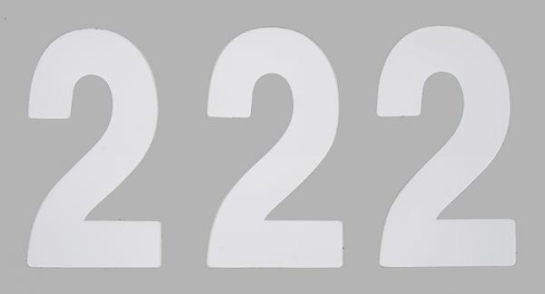 Factory Effex - Factory Effex Mini Pro Number 5in. - No.2 - White - FX03-0202