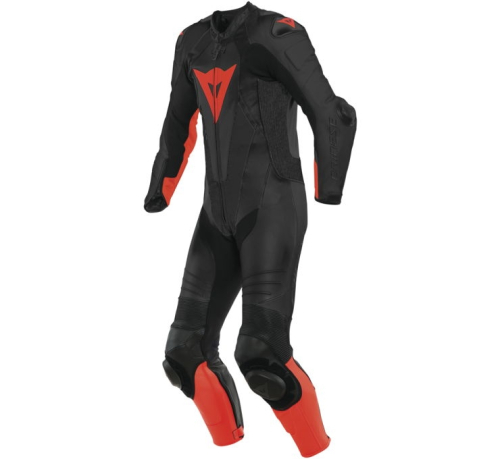 Dainese - Dainese Laguna Seca 5 1-Piece Leather Suit - 201513467-628-58 - Black/Red - 48