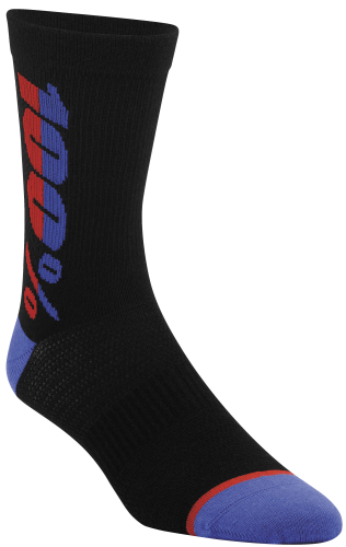 100% - 100% Rythym Socks - 2400600117 - Rythym Black - Sm-Md