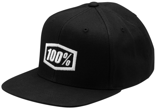 100% - 100% Snapback Youth Hat - 2001500100 - Corpo Black/White - OSFM