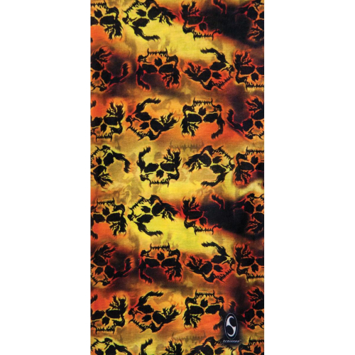 Schampa - Schampa Tube Headware - TUBE-71 - Flaming Skull - OSFM