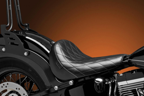 Le Pera - Le Pera Bare Bones Solo Seat Pillion Pad - Diamond Vinyl - LKS-007PDM