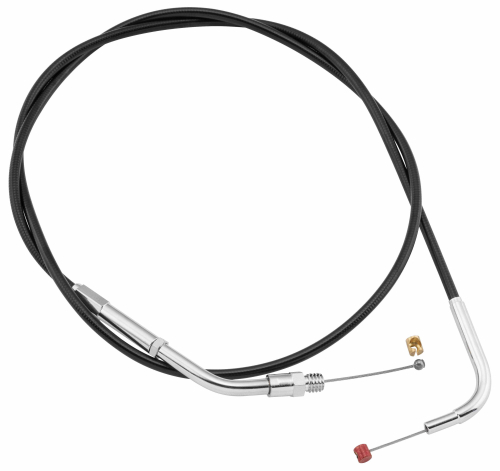 Barnett - Barnett Black Vinyl Throttle Cable for Mikuni HSR-42/45 Carbs - 101-31-30008