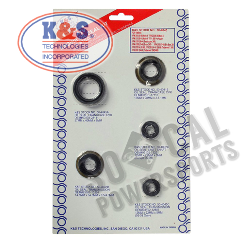 K&S Technologies - K&S Technologies Engine Oil Seal Kit - 50-4045