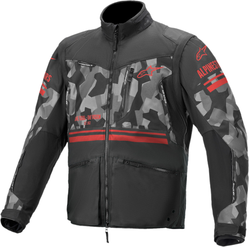 Alpinestars - Alpinestars Venture R Jacket - 3703019-9133-3X - Gray Camo/Red Fluo - 3XL