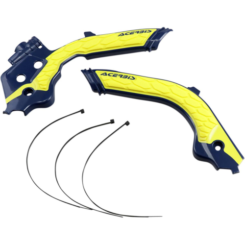 Acerbis - Acerbis X-Grip Frame Guards - Black/Yellow - 2733451040