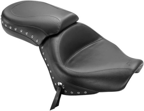 Mustang - Mustang Wide Touring Two-Piece Seat - Studded - 76160