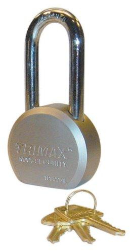 Trimax - Trimax Maximum Security Padlock - 64mm Round Body, 2.25in. x 11mm Shackle, Rekeyable - TPL2251L