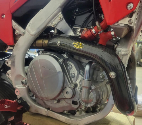 P3 - P3 Carbon Fiber Header Heat Shield - 205083