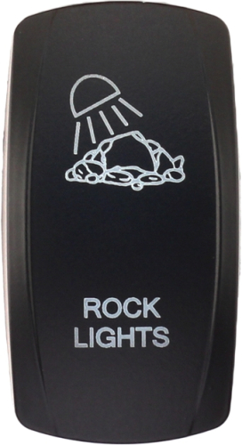 XTC Power Products - XTC Power Products Dash Rocket Switch Face Plate - Rock Lights - SW00-00108018