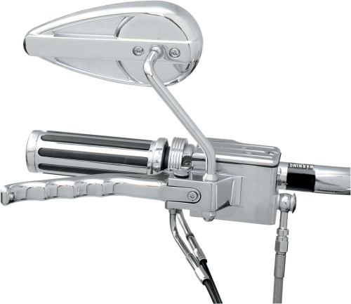 Drag Specialties - Drag Specialties Teardrop Mirror - Right - KA-90S/R-BC335