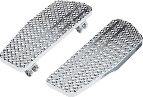 LA Choppers - LA Choppers Billet County Floorboard - Chrome - LA-P101-00C