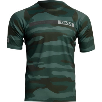 Thor - Thor Assist MTB Short-Sleeve Jersey - 5020-0019 - Camo Green - X-Small