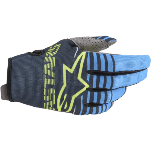 Alpinestars - Alpinestars Radar Gloves - 3561820-7630-2X - Navy/Aqua - 2XL