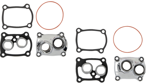 Revolution Performance - Revolution Performance Tappet Cover - Tap-It-Right Kit - Chrome/Gloss Black - TIR-CB