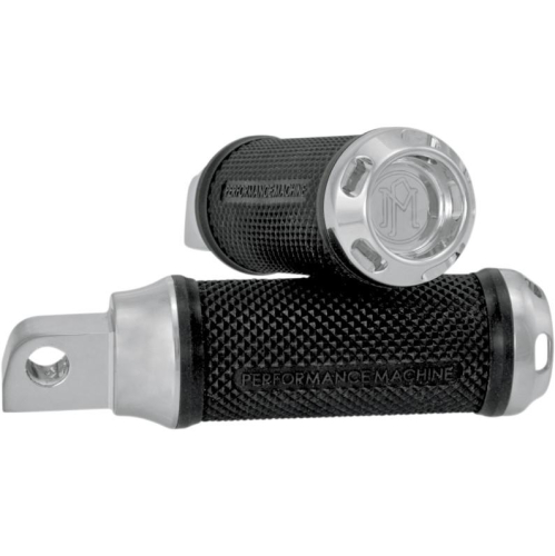 Performance Machine - Performance Machine Apex Footpegs with Staight Male Mount - Chrome - 0035-1097-CH