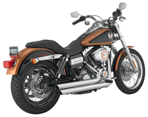 Python - Python Staggered Duals Exhaust System - Chrome - 41605