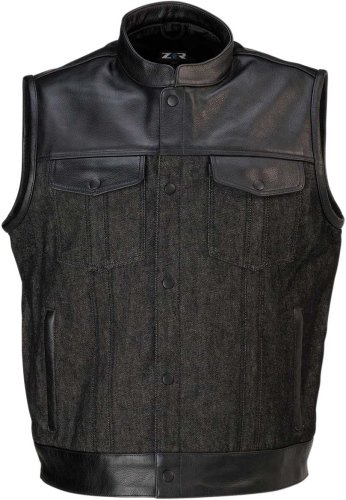 Z1R - Z1R Linchpin Denim Vest - 2830-0523 - Black - X-Large