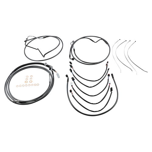 Magnum - Magnum Black Pearl Handlebar Installation Kit for 15-17in. Ape - 487412