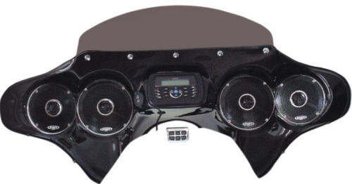 Hoppe Industries - Hoppe Industries 5566 Fairing with Stereo Receiver - HDF5566RKCHRHC