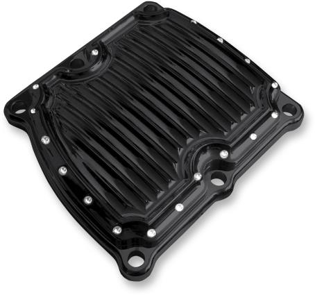 Covingtons - Covingtons Transmission Top Cover - Dimpled - Gloss Black Powder-Coat - C1373-B