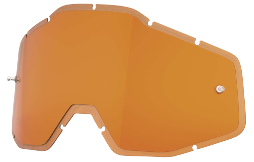 100% - 100% Replacement Injected Lens with Posts for Racecraft Plus Goggles - HD Persimmon - 51004-016-02