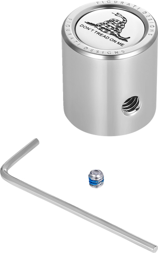 Figurati Designs - Figurati Designs Heel-Toe Shifter Cover - Stainless Steel with Dont Tread On Me - FD40-HTSC-SS