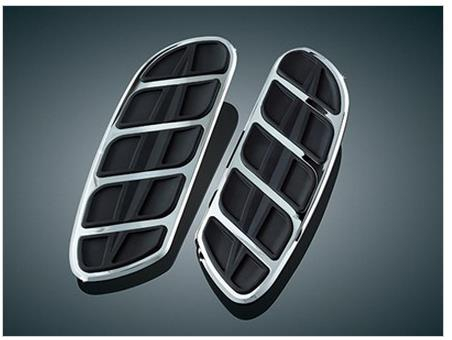 Kuryakyn - Kuryakyn Swept Wing Driver Boards - Chrome - 4396