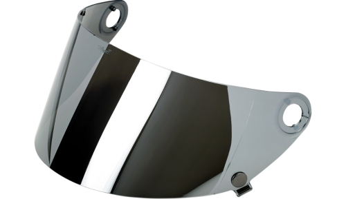 Biltwell Inc. - Biltwell Inc. Flat Gen 2 Shields for Gringo S Helmets - Chrome - 1111-221