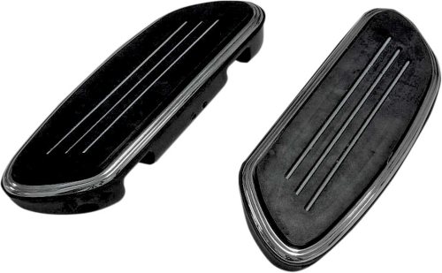 Drag Specialties - Drag Specialties Streamline Passenger Floorboards - Black - P17-0433B