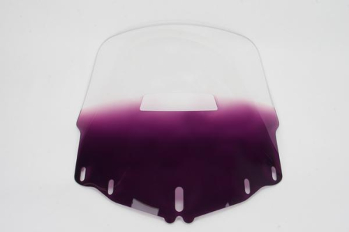 Memphis Shades - Memphis Shades Gold Wing Windshield with Vent Hole - Standard - Gradient Purple - MEP4874