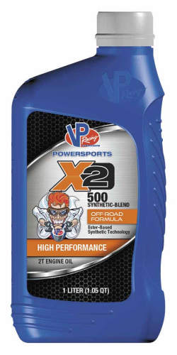 VP Racing Fuels - VP Racing Fuels X2-500 Semi-Synthetic 2T Premix/Injection Oil - 1L. - VP7200003