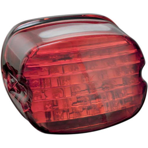 Kuryakyn - Kuryakyn Low-profile Panacea Taillight Lens with No Tag Light Window - Red - 5425