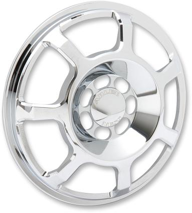 Arlen Ness - Arlen Ness Beveled Speaker Grills - Chrome - 03-904