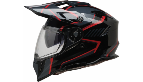 Z1R - Z1R Range Voyager Helmet - 0140-0350 - Black/Red - X-Small