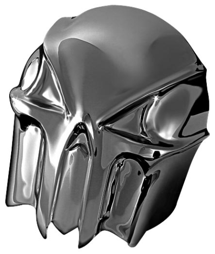 Kuryakyn - Kuryakyn Skull Horn Cover - Painted Black Chrome - 7741