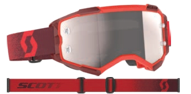 Scott USA - Scott USA Prospect Goggles - 272828-0004269 - Red/Silver Chrome Works Lens - OSFM