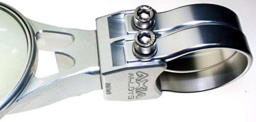 Axia Alloys - Axia Alloys 4in. Round Convex Side Mirror - Silver - MODCSM-C